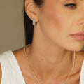 Colar Riviera Cristal Dourado